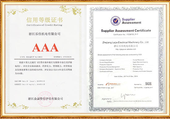 3A Credit Rating Certificate - Alibaba Certificate